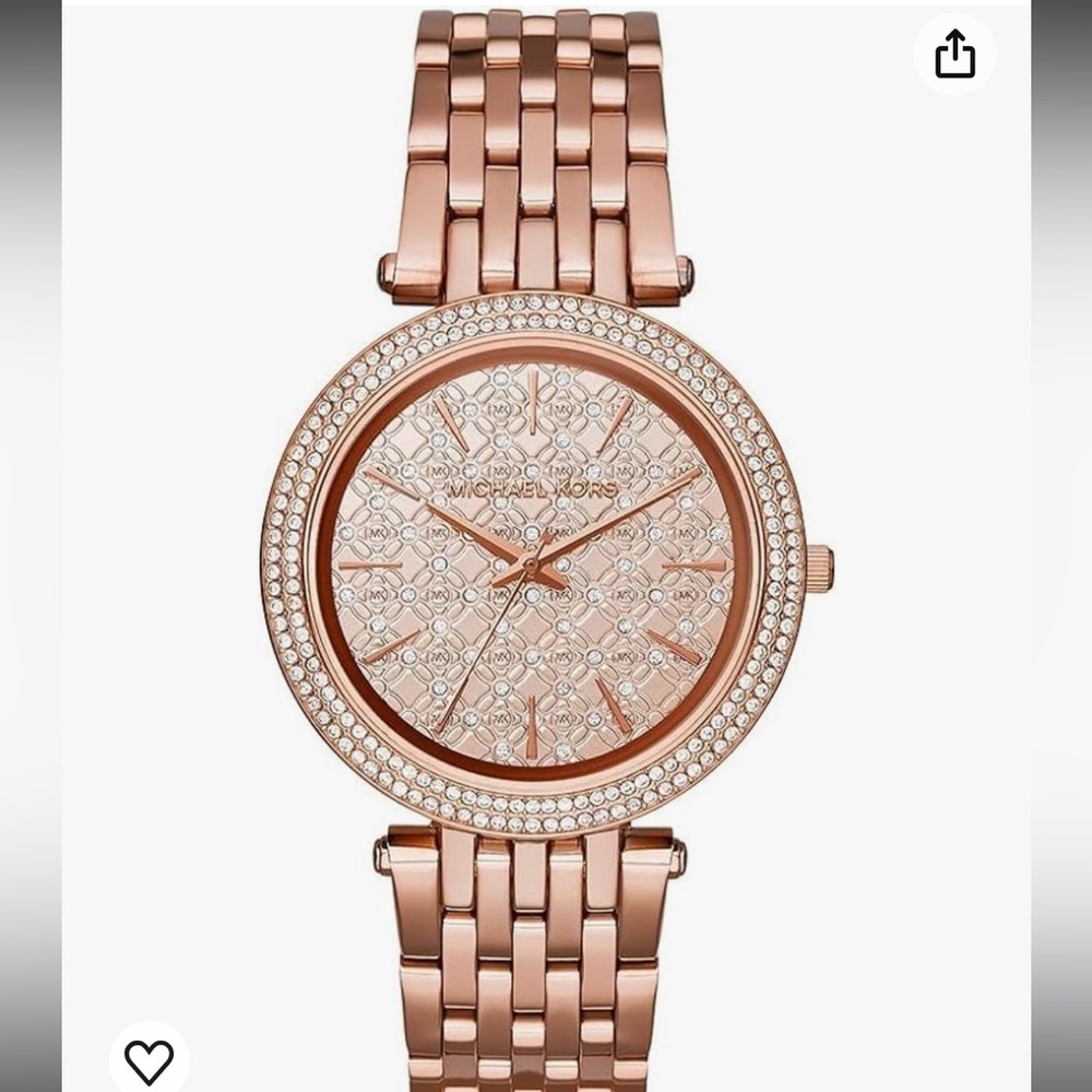 Michael Kors Women's Darci Rose Gold-Tone Watch MK3399